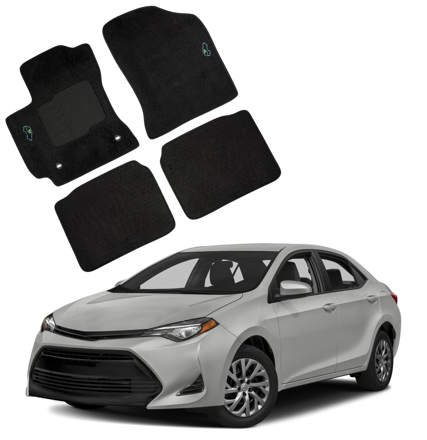 Carpet Floor Mats for 2014 to 2019 Toyota Corolla