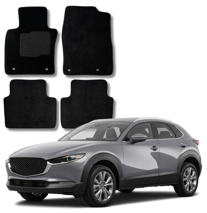 Carpet Floor Mats For 2019 to 2026 Mazda CX-30 and Mazda 3 Hatch and Sedan