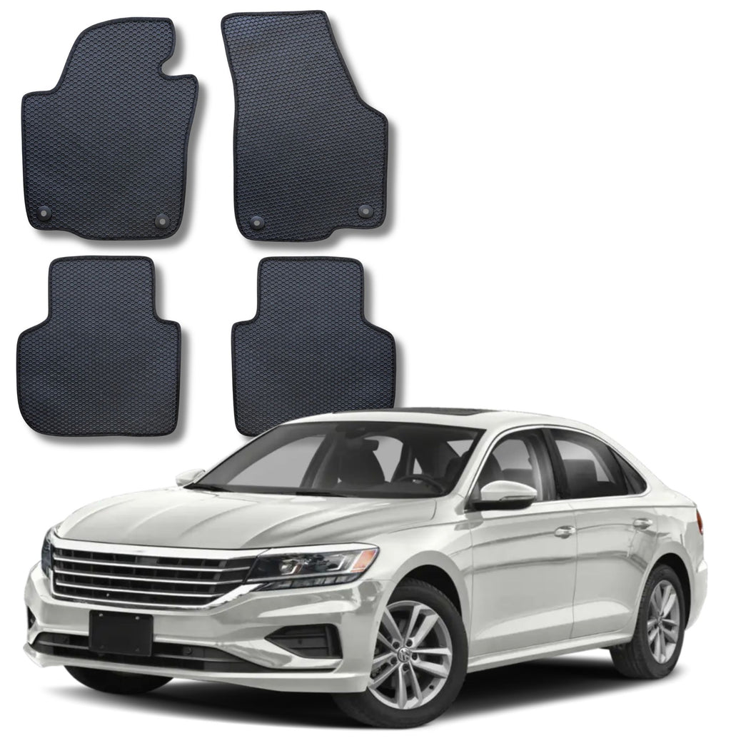 All Weather Honeycomb Floor mats for 2011 to 2019 Volkswagen Passat