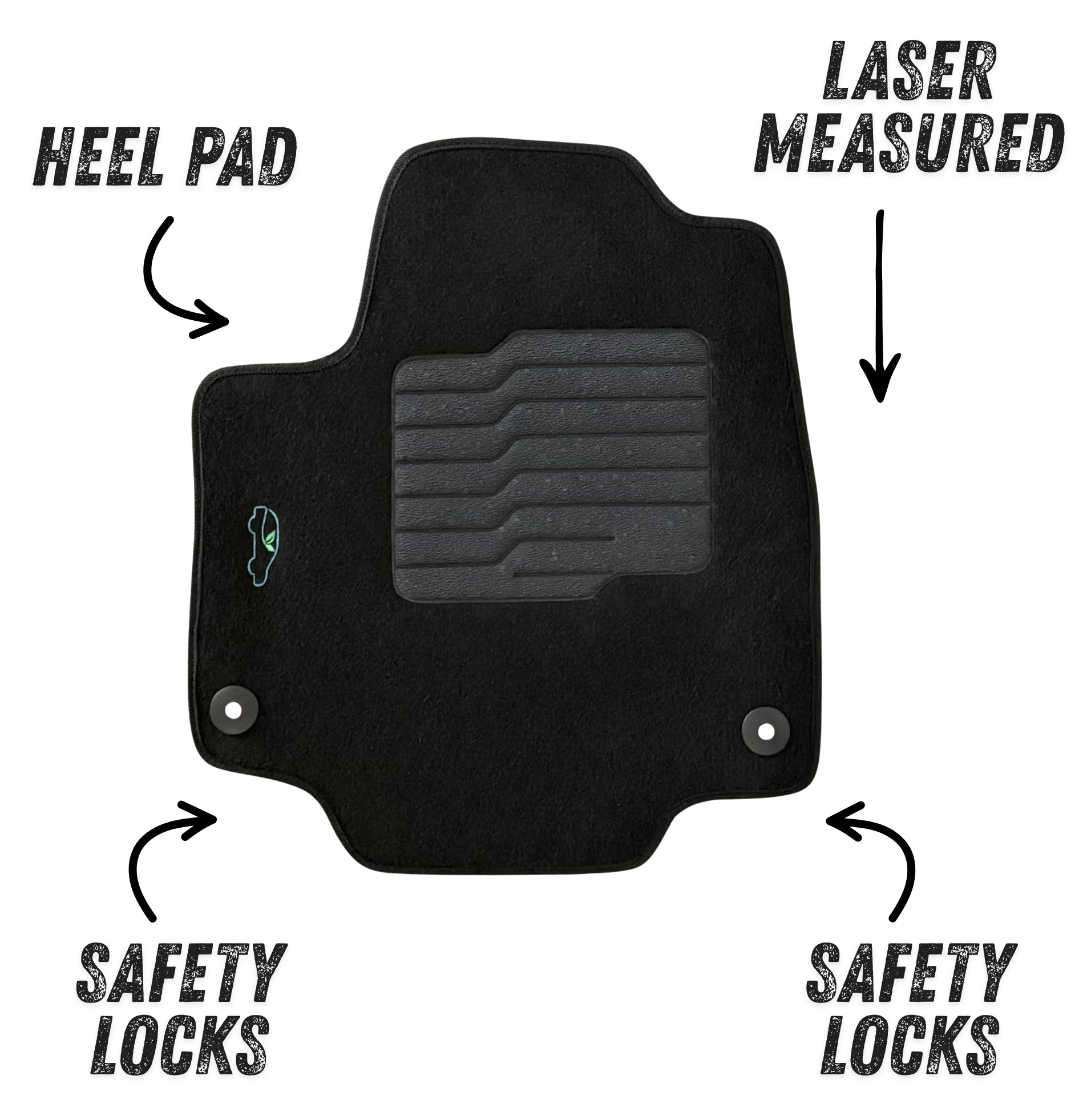 Carpet Floor Mats for 2017 to 2026 Pacifica Hybrid (Not for Gas Models)