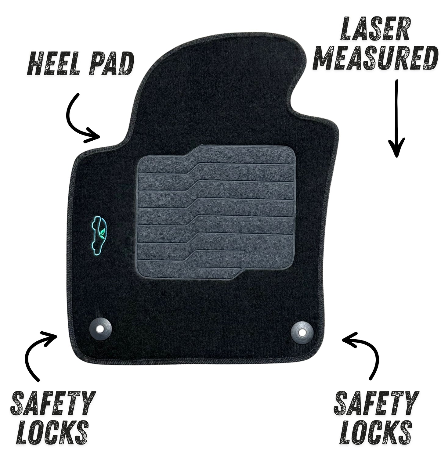 Carpet Floor Mats for Volkswagen Tiguan 2011 to 2017