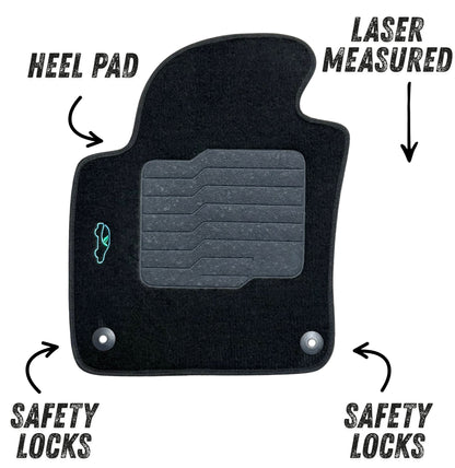 Carpet Floor Mats for Volkswagen Tiguan 2011 to 2017