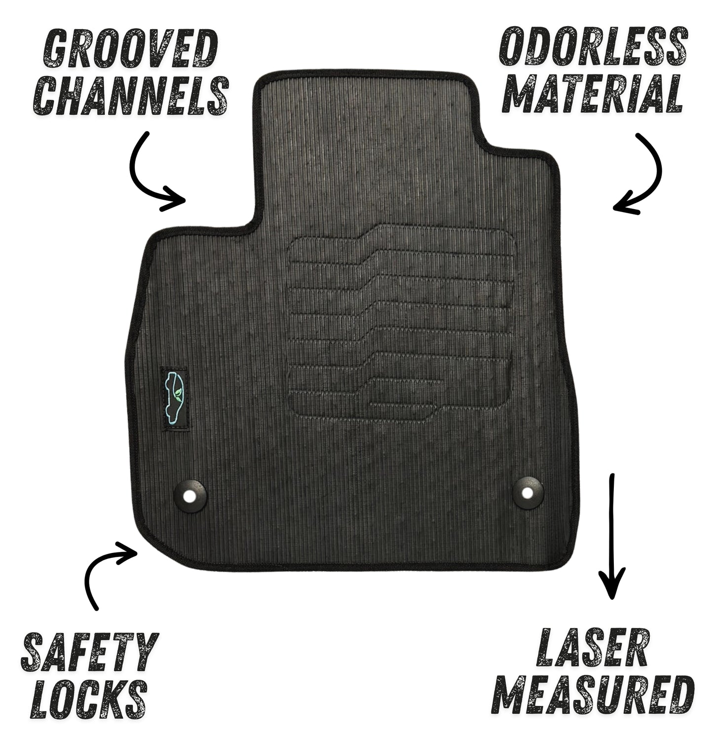 All-Weather Floor Mats For 2016 to 2025 Chevrolet Malibu