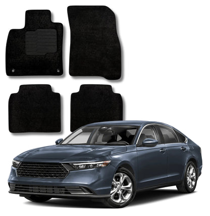 Carpet Floor Mats for 2023 to 2026 Honda Accord, Front and Rear
