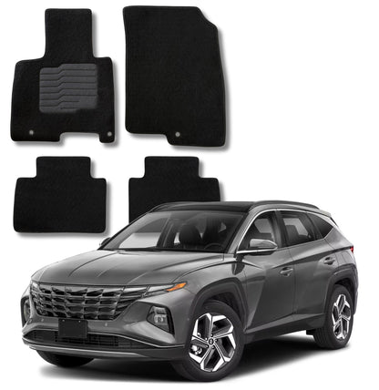 Carpet Floor Mats for 2022 to 2026 Hyundai Tucson, Front and Rear