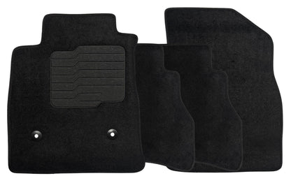 Carpet Floor Mats for 2024 2025 2026 Chevrolet Trax & Buick Envista, Front and Rear, Black