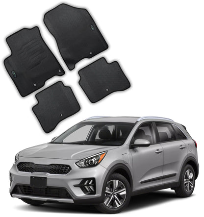 All Weather Floor Mats for 2017 to 2022 Kia Niro