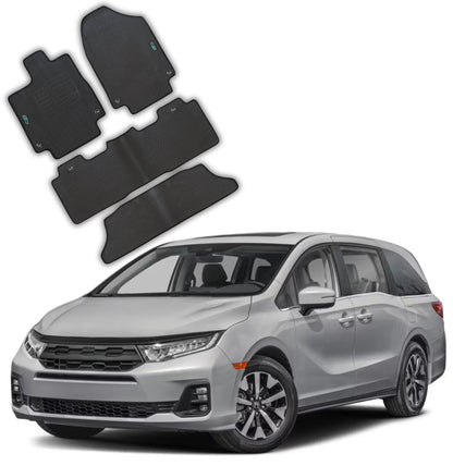 All Weather Floor Mats for 2018 to 2025 Honda Odyssey