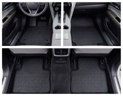 All Weather Honeycomb Floor Mats for 2021 to 2025 Toyota Venza, front and Rear