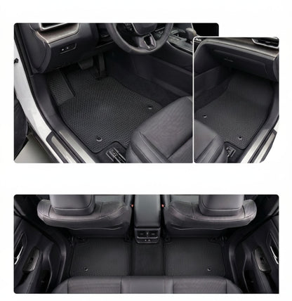All Weather Honeycomb Floor Mats for 2023 to 2026 Toyota Crown, Front and Rear