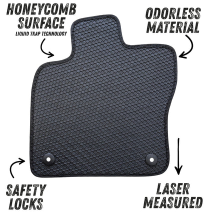 All Weather Honeycomb Floor Mats for 2022 to 2026 Volkswagen Taos