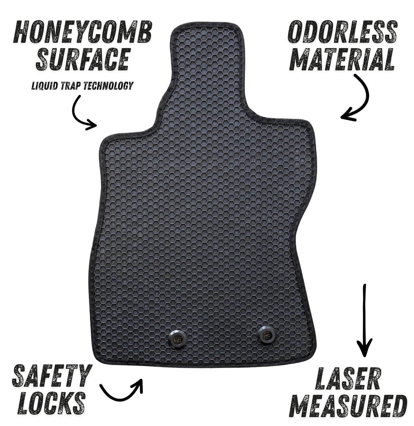 All Weather Honeycomb Floor Mats for 2024-2026 Subaru Crosstrek and Impreza