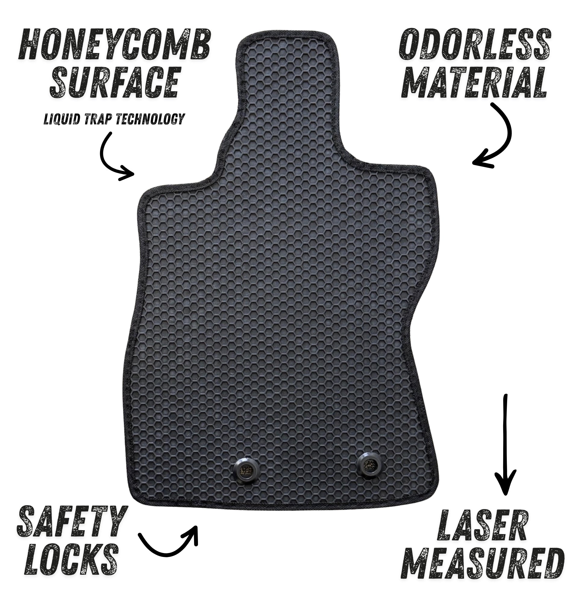 All Weather Honeycomb Floor Mats for 2024-2026 Subaru Crosstrek and Impreza