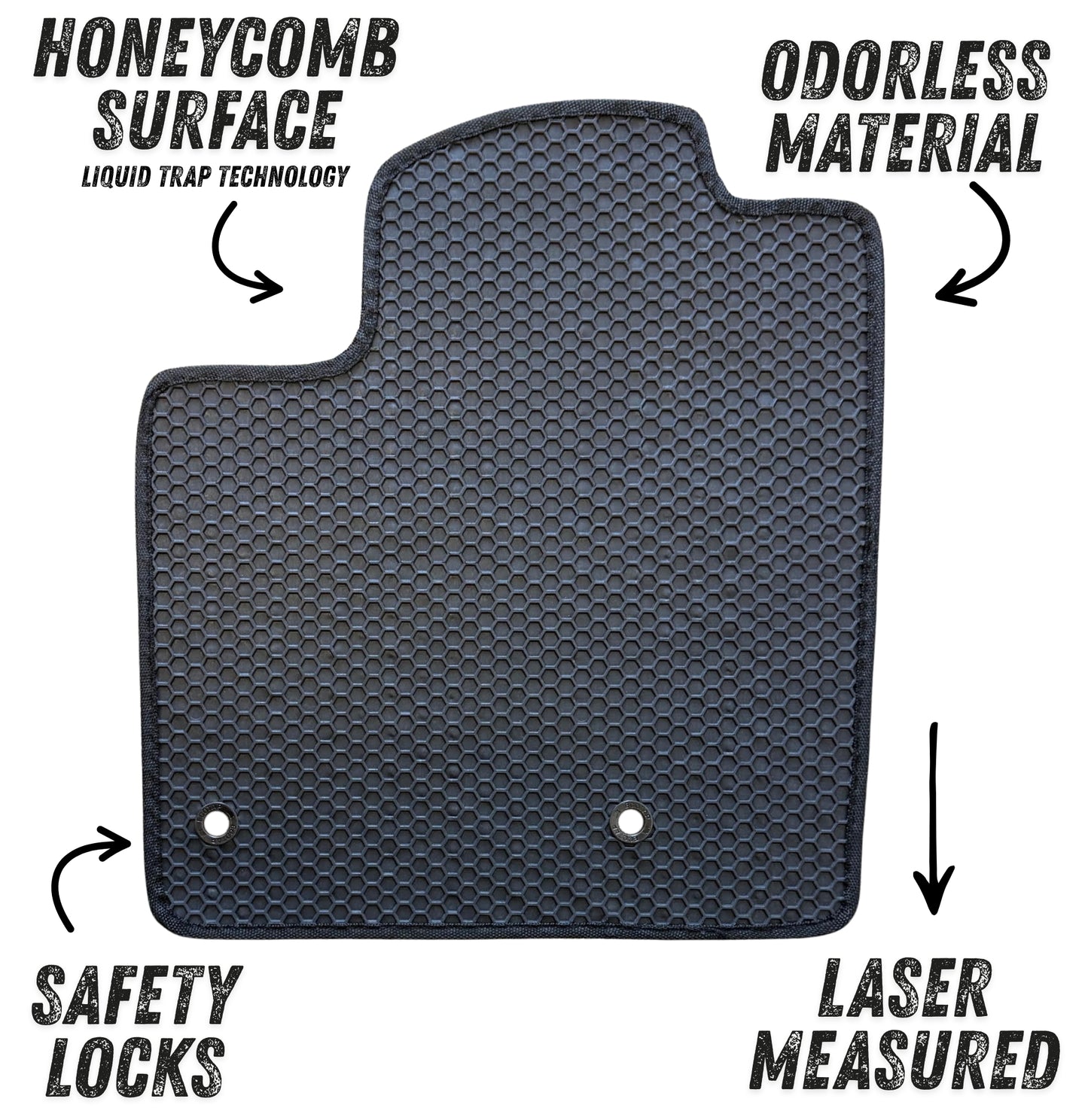 All Weather Honeycomb Floor Mats for 2021 to 2026 Nissan Rogue