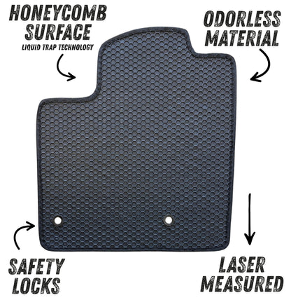 All Weather Honeycomb Floor Mats for 2021 to 2026 Nissan Rogue