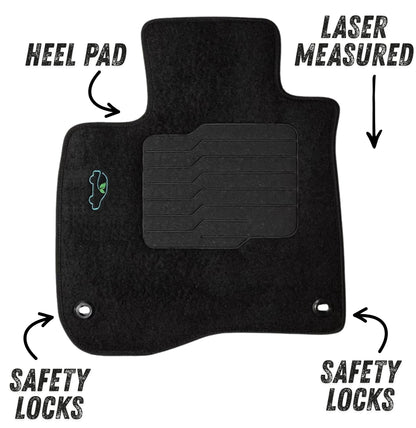 Carpet Floor Mats for 2017 to 2022 Honda CR-V, Front and Rear