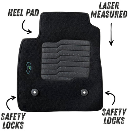 Carpet Floor Mats for 2021 to 2026 Chevrolet Trailblazer AWD, Front and Rear