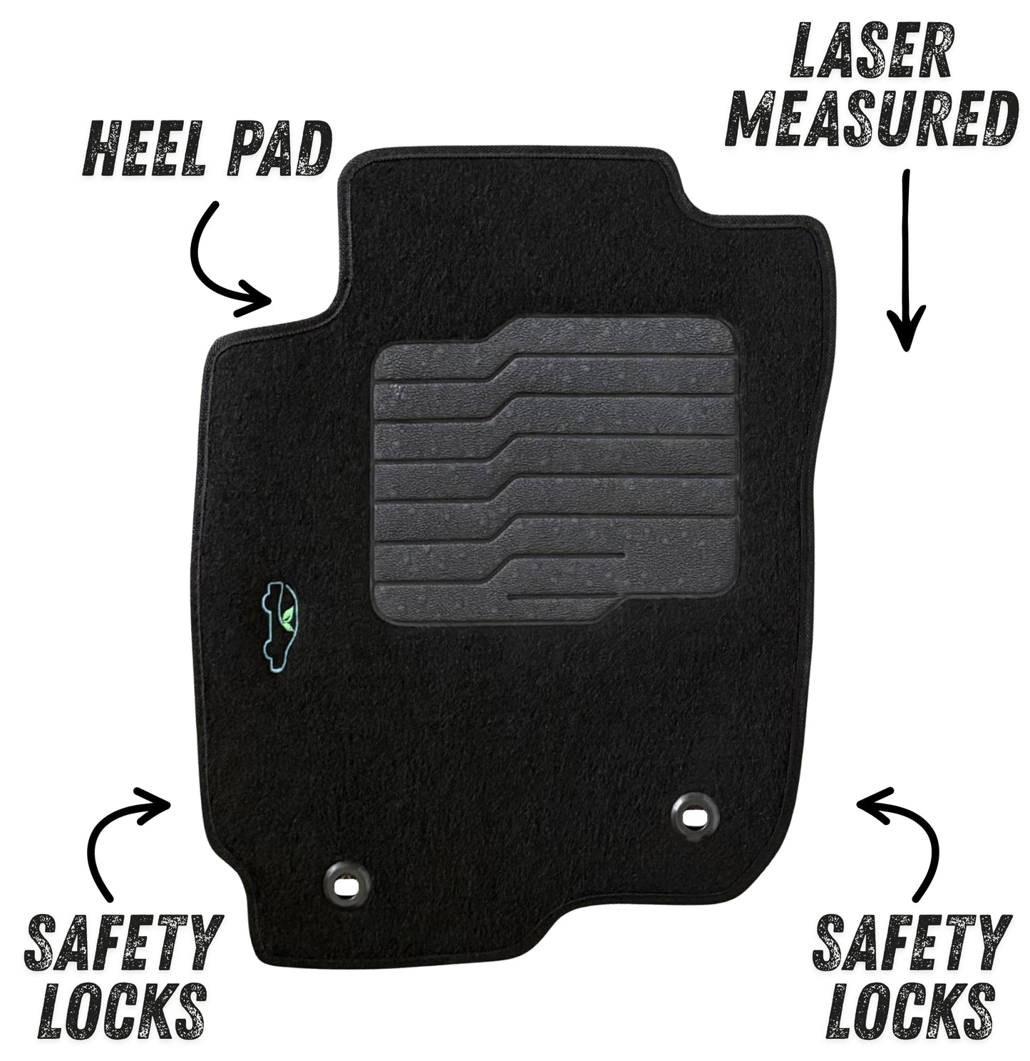 Carpet Floor Mats for 2013 to 2018 Toyota RAV4, Front and Rear