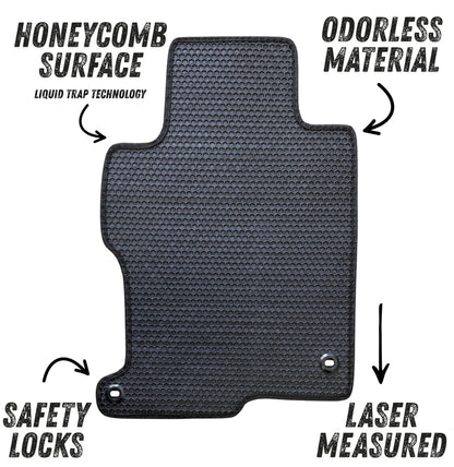 All Weather Honeycomb Floor Mats for 2013 to 2017 Honda Accord