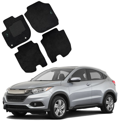 Carpet Floor Mats for 2016 to 2022 Honda HRV / 2015 to 2020 Honda Fit