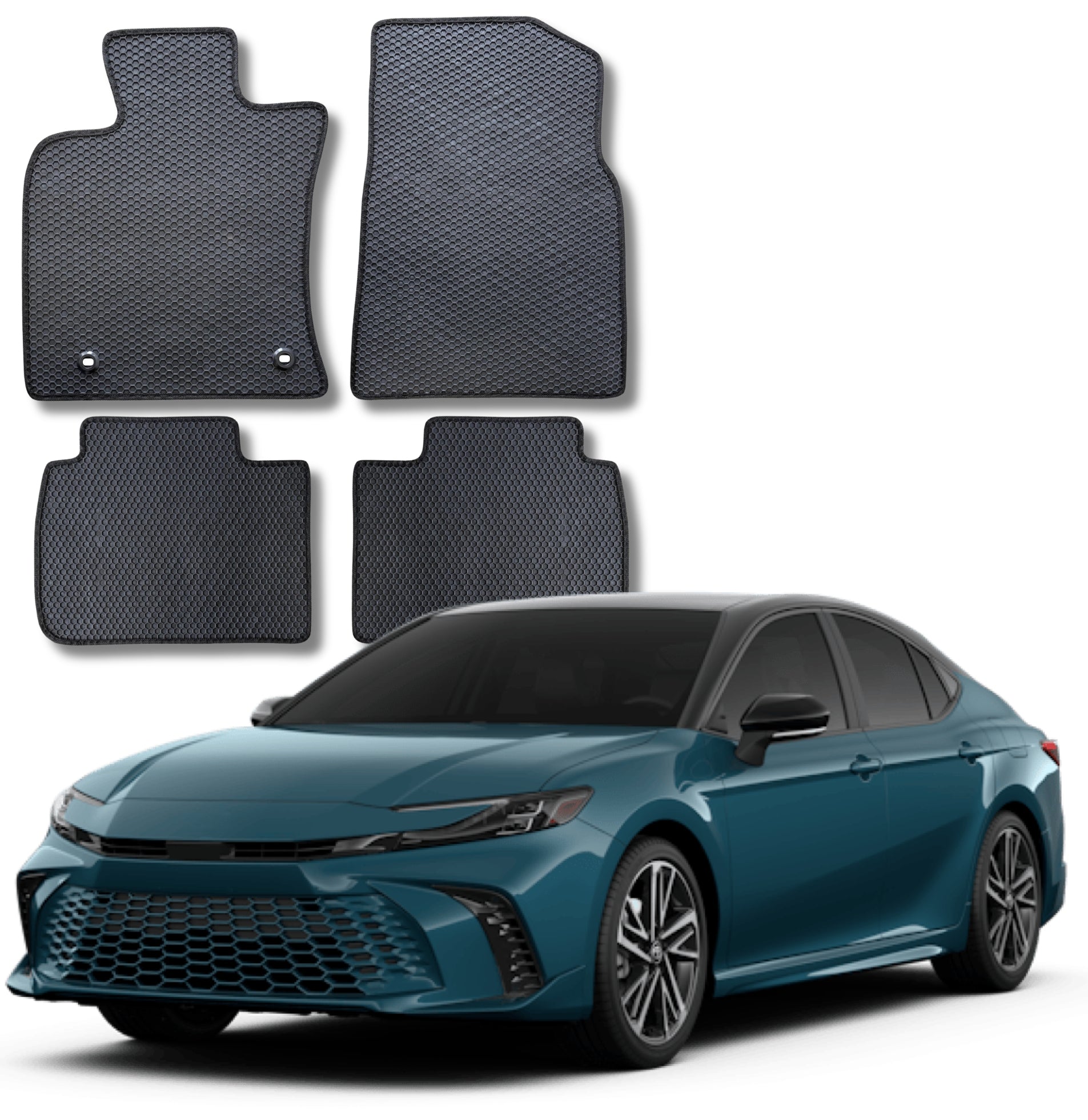 All Weather Honeycomb Floor Mats for 2025 to 2026 Toyota Camry