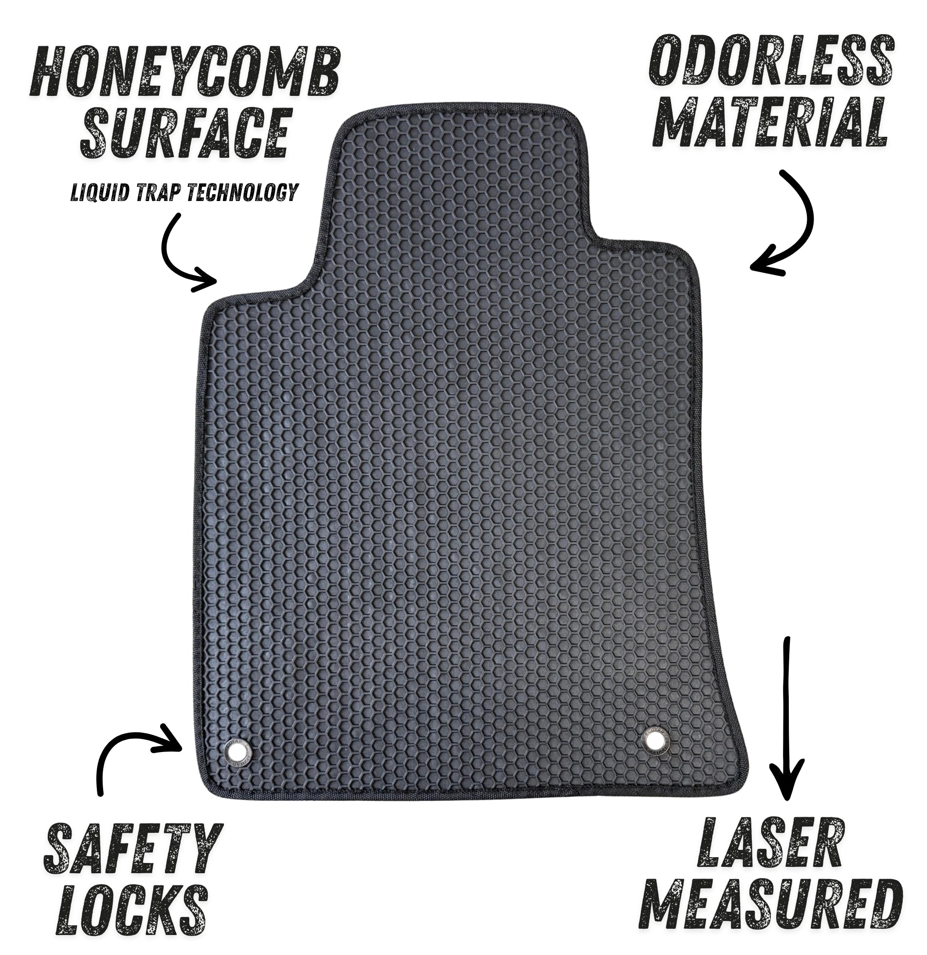 All Weather Honeycomb Floor Mats for 2019 to 2026 Nissan Altima