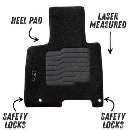 Carpet Floor Mats for 2022 to 2025 Hyundai Tucson, Front and Rear