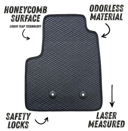 All Weather Floor Mats for 2015 to 2022 Chevrolet Colorado and GMC Canyon