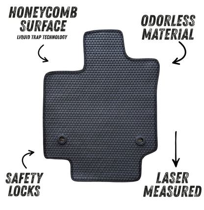 All Weather Honeycomb Floor Mats for 2023 to 2026 Lexus RX350 RX500h (Not for RX450h+ PHEV), Front and Rear