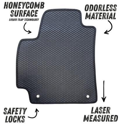 All Weather Honeycomb Floor Mats for 2021 to 2026 Kia Seltos