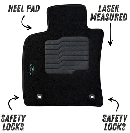 Carpet Floor Mats for 2018 to 2024 Toyota Camry, Front and Rear