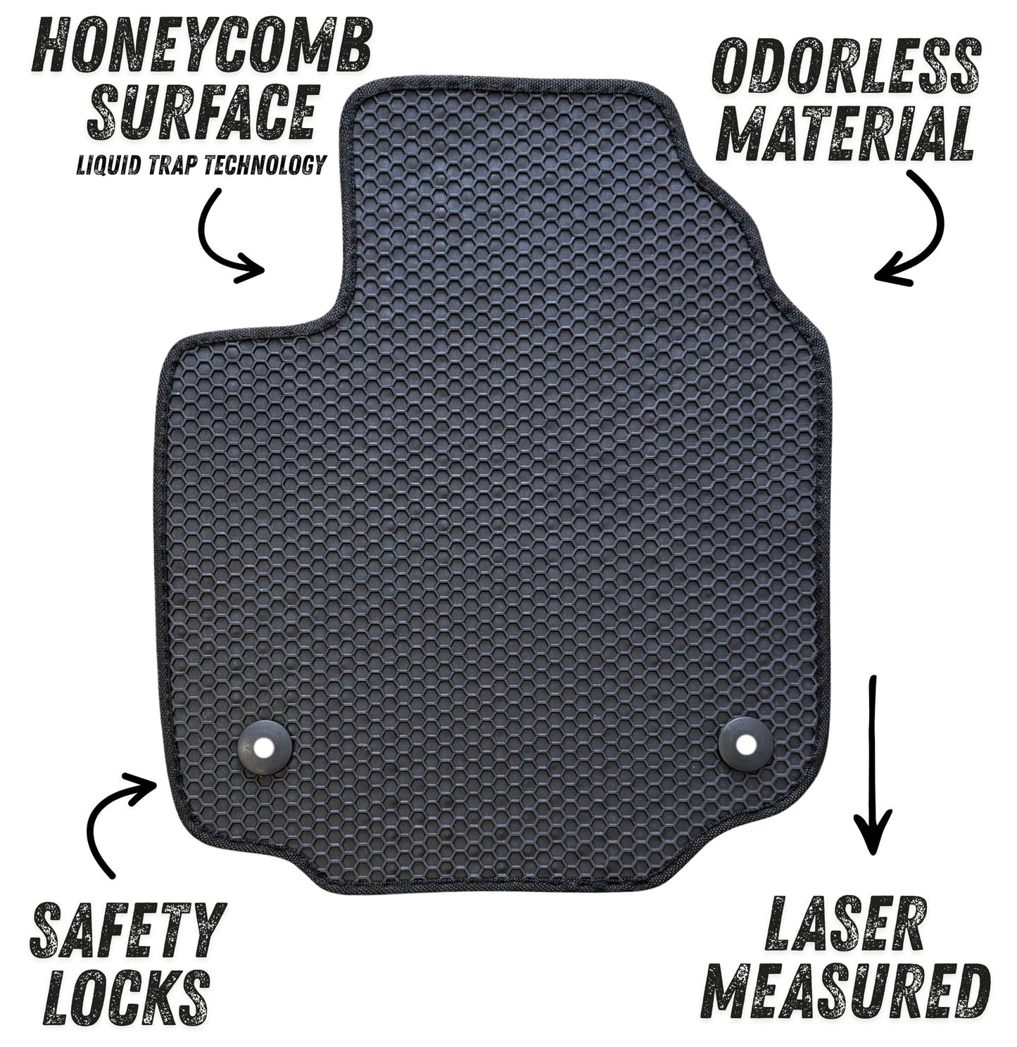 All Weather Honeycomb Floor Mats for 2025 2026 Chevrolet Equinox (not for EV) & GMC Terrain 2025 2026