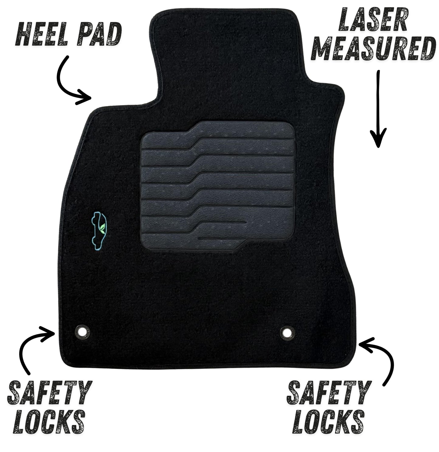 Carpet Floor Mats For 2020 to 2025 Nissan Sentra, Front and Rear