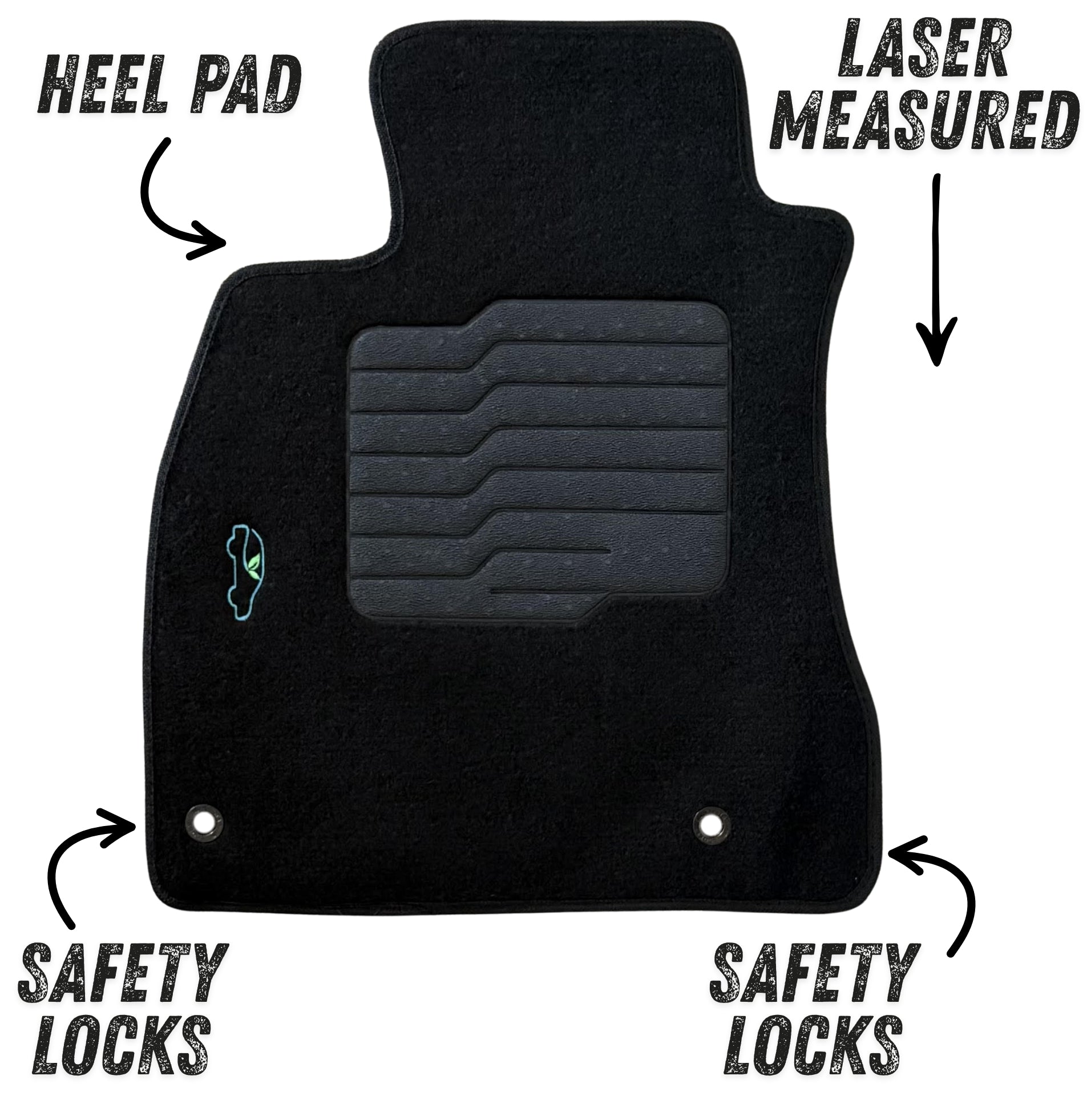 Carpet Floor Mats For 2020 to 2026 Nissan Sentra, Front and Rear