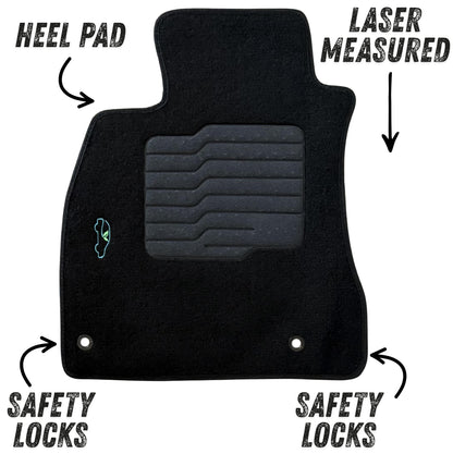 Carpet Floor Mats For 2020 to 2025 Nissan Sentra, Front and Rear