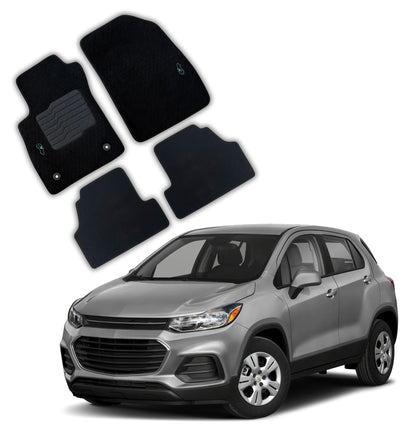 Carpet Floor Mats For 2013 to 2023 Chevrolet Trax & Buick Encore, Front and Rear
