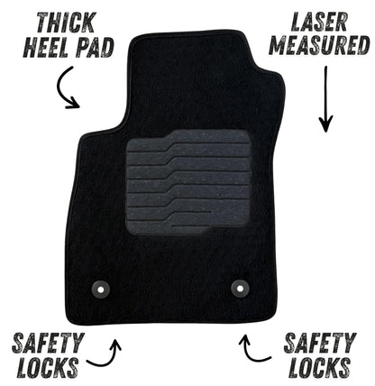 Carpet Floor Mats For 2013 to 2023 Chevrolet Trax & Buick Encore, Front and Rear