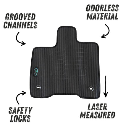All-Weather Floor Mats for 2021 to 2025 Toyota Sienna, Driver and Passenger Only