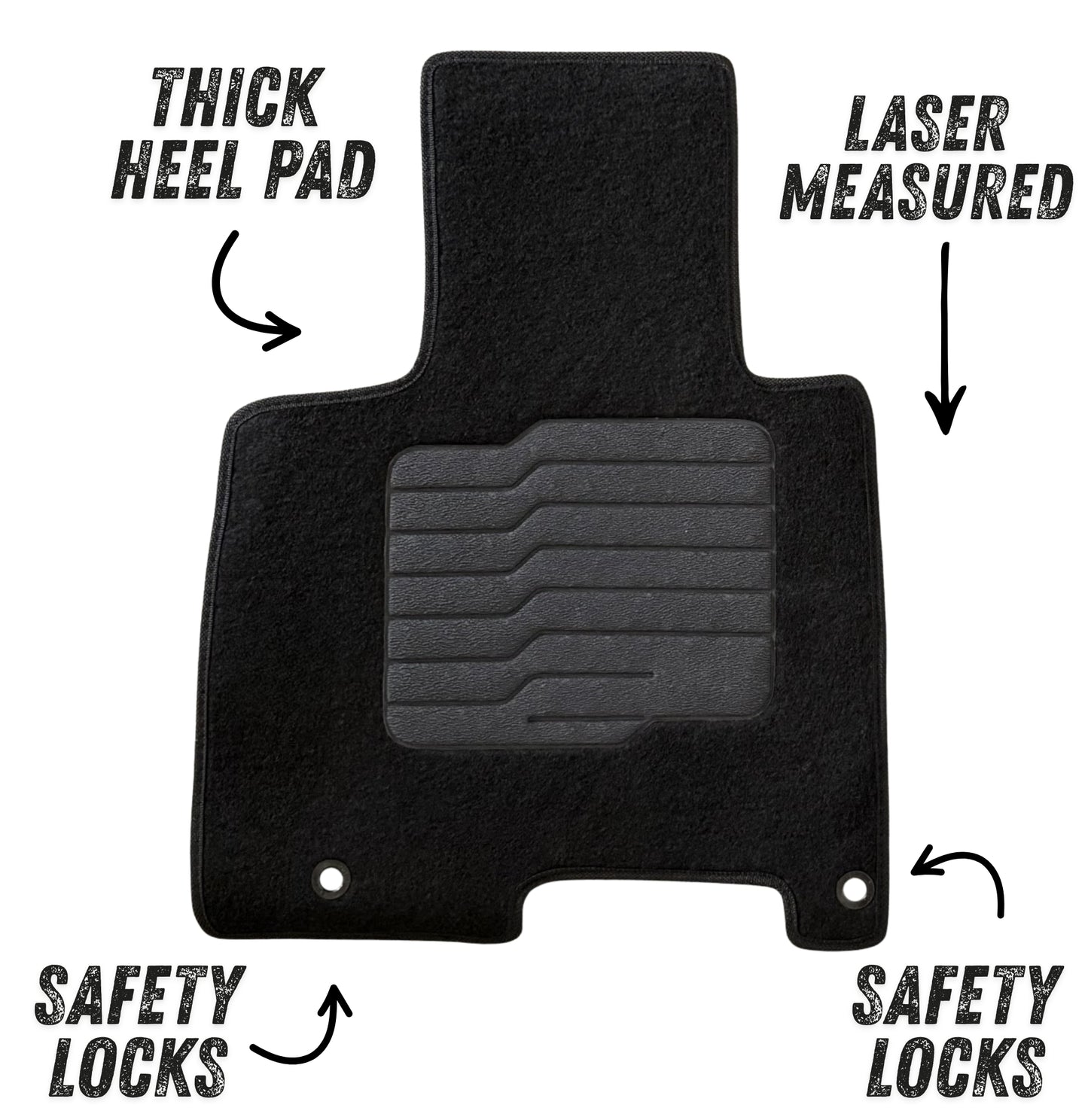 Carpet Floor Mats for 2022 to 2026 Hyundai Tucson, Front and Rear