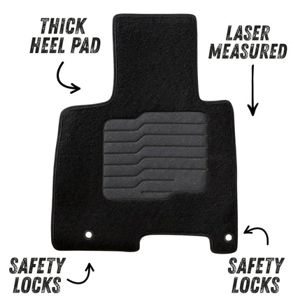 Carpet Floor Mats for 2022 to 2026 Hyundai Tucson, Front and Rear