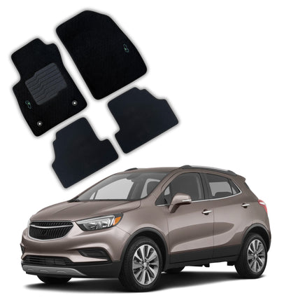 Carpet Floor Mats For 2013 to 2023 Chevrolet Trax & Buick Encore, Front and Rear