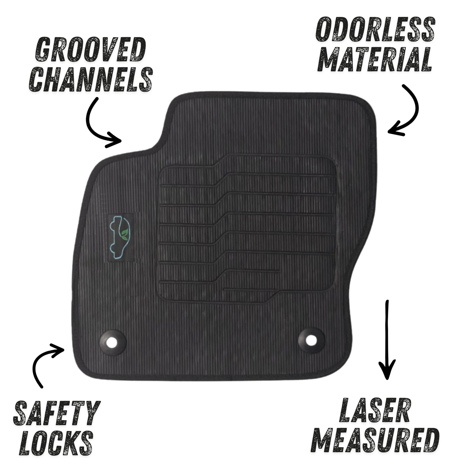 All Weather Floor Mats for 2012 to 2018 Ford Focus