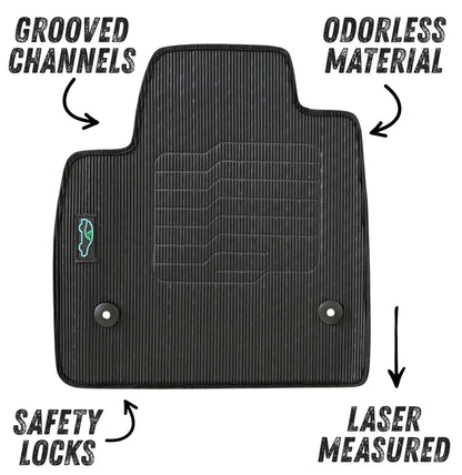 All Weather Floor Mats for 2017 to 2023 GMC Acadia, Front and Rear