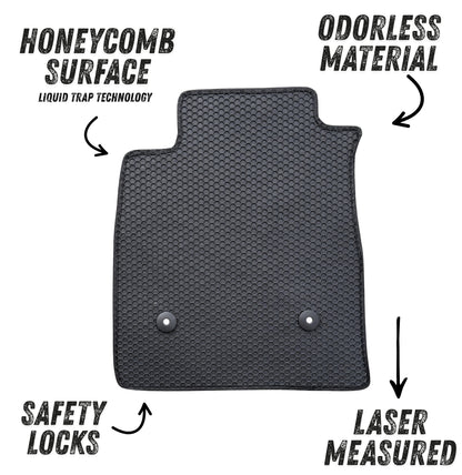 All Weather Floor Mats for 2024 2025 2026 Chevrolet Trax & Buick Envista, Front and Rear