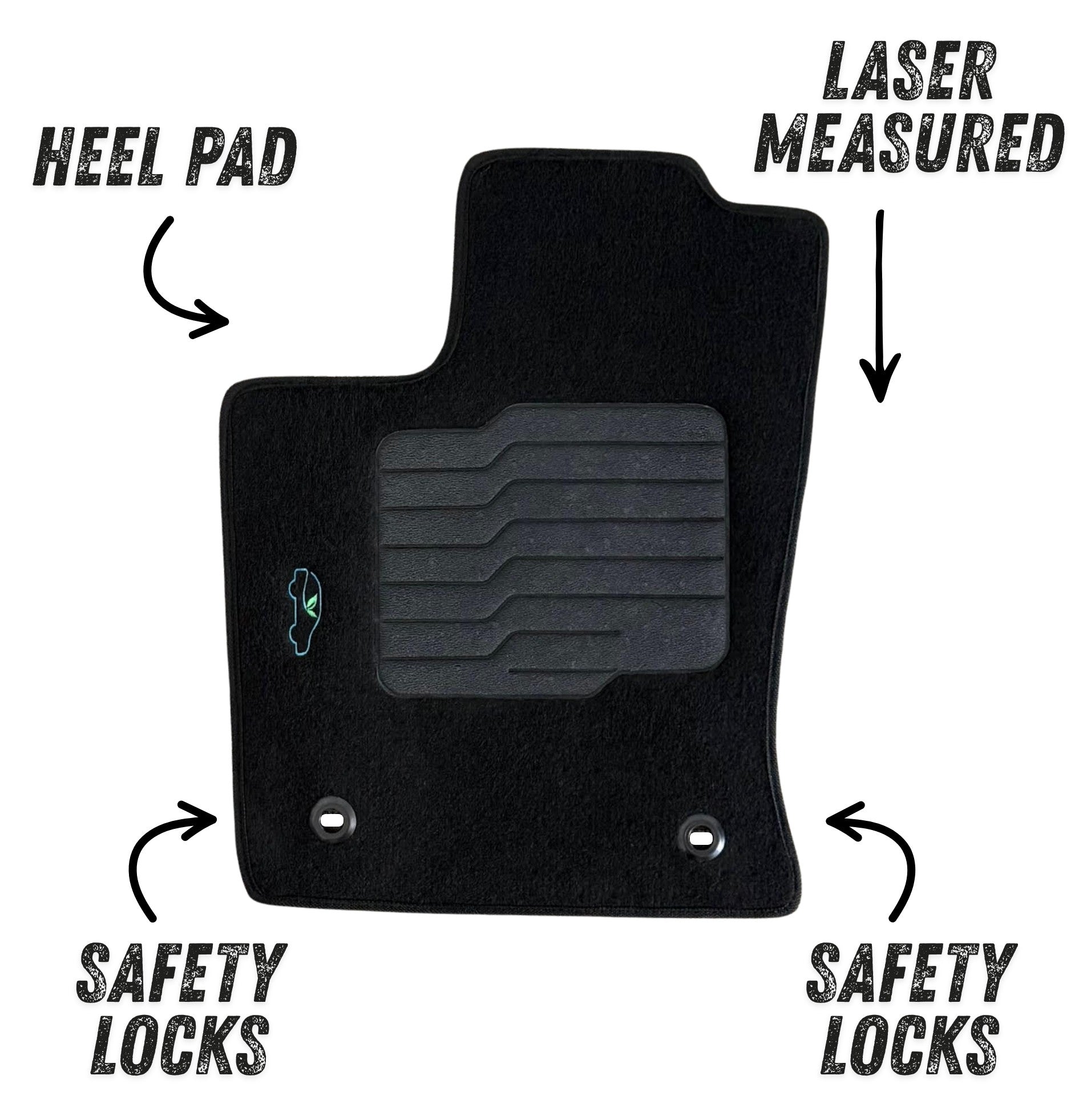 Carpet Floor Mats for 2022 to 2026 Toyota Tundra CrewMax Cab Models