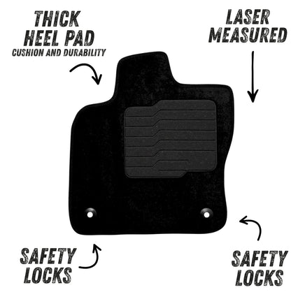 Carpet Floor Mats for 2022 to 2026 Volkswagen Taos, Front and Rear
