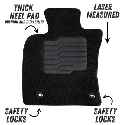 Carpet Floor Mats for 2025 to 2026 Toyota Camry, Front and Rear