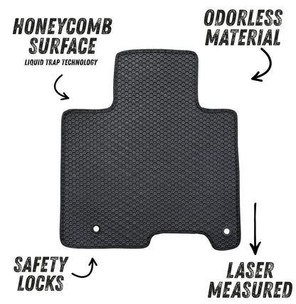 All Weather Floor Mats for 2022 to 2026 Hyundai Santa Cruz, Front and Rear