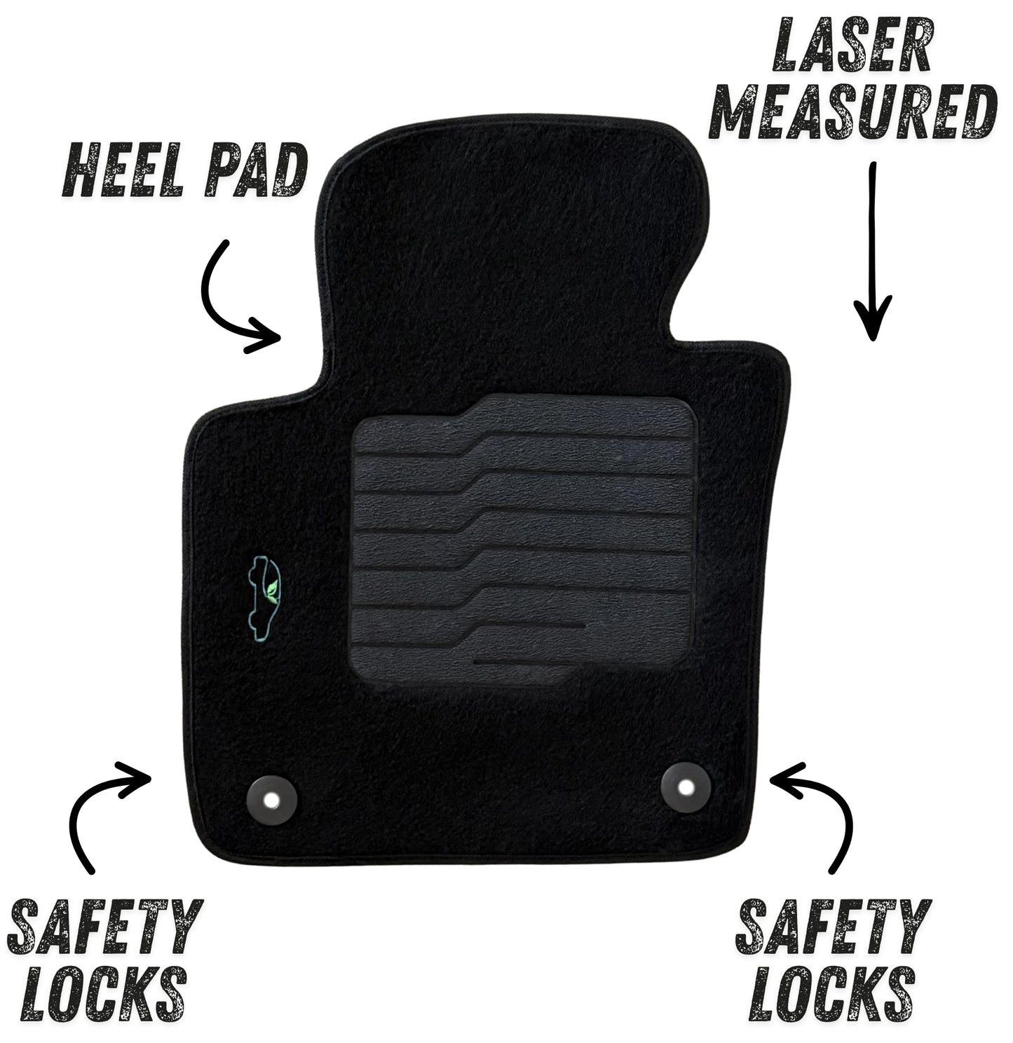 Carpet Floor mats for 2011 to 2018 Volkswagen Jetta, Front and Rear