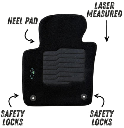 Carpet Floor mats for 2011 to 2018 Volkswagen Jetta, Front and Rear
